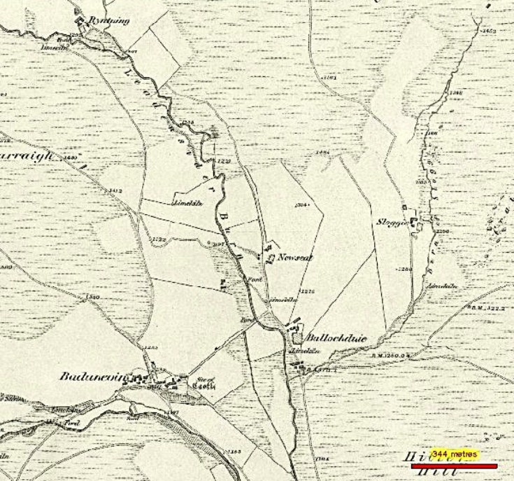 67 Ryntaing 1850 Map of valley