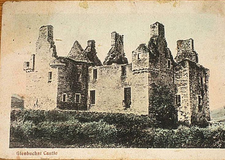 73 Post Card Glenbuchat Castle 1905
