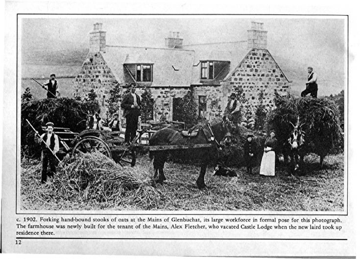 12 Mains of Glenbuchat Farm workers