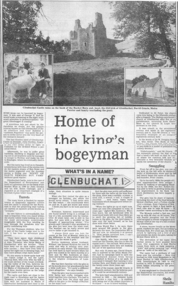 133 Newspaper Article on Glen ?1980