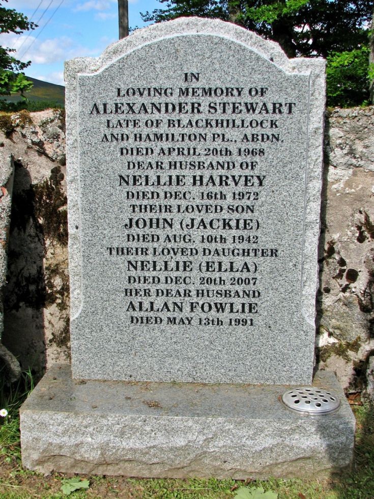 15 Grave Stone No 12 Alexander Stewart