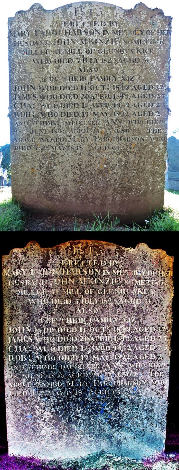 19 Grave Stone No 16 John McKinzie