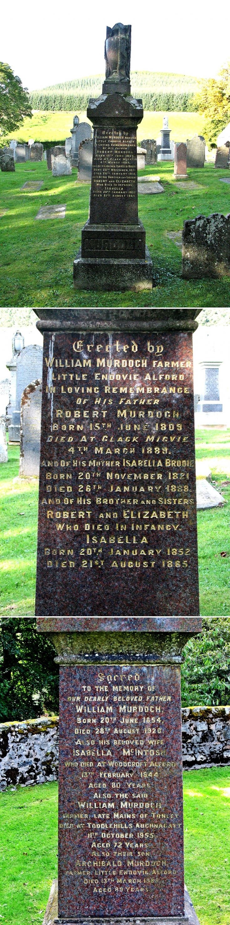 22 Grave No 19 Robert and William Murdoch