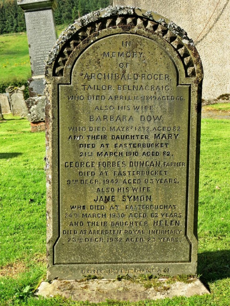 27 Grave Stone No 24 Archibald Roger