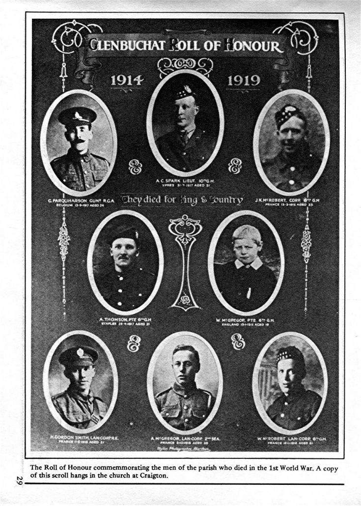 29 Roll of Honour