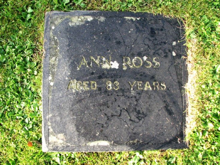 50 Grave No 57 Ann Ross