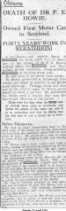 16 Dr Howie Obituary 1933