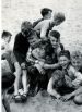1961 zangersreisje van de mereltjes van st.Paulus met juffr.Roxs