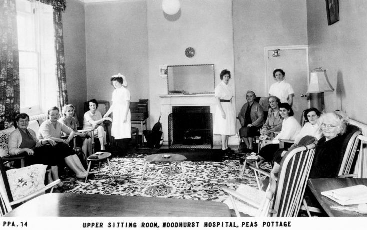 Woodhurst Hospital upper sitting room