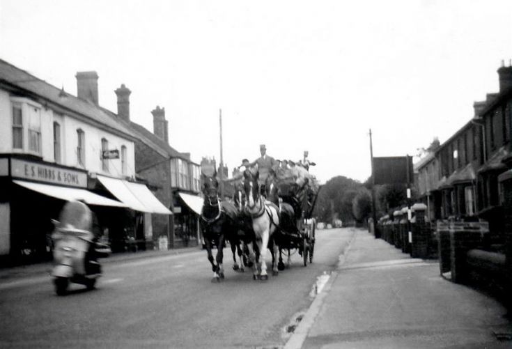 Stagecoach in Handcross High Street