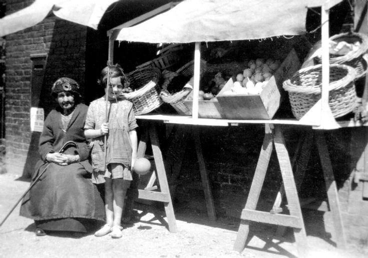Fruit seller at Pease Pottage