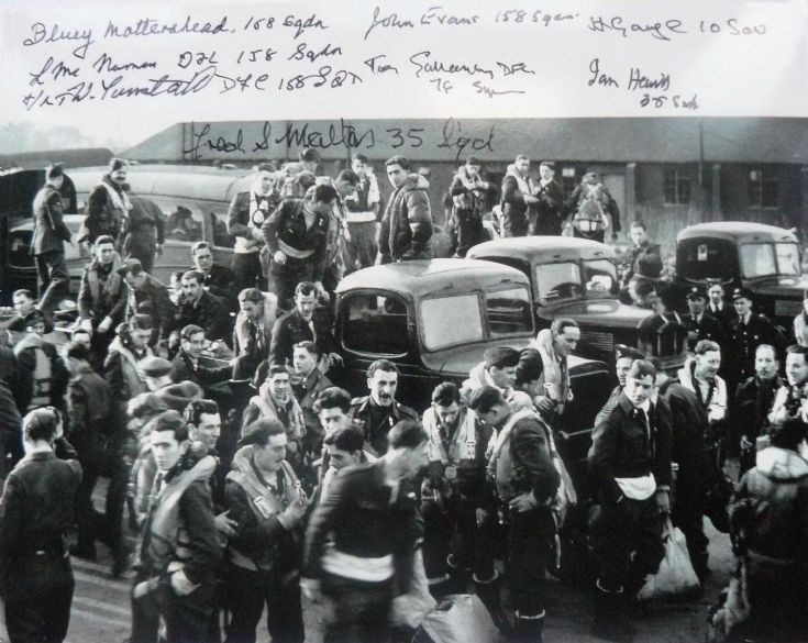 Bomber Command crews prepare for an operation