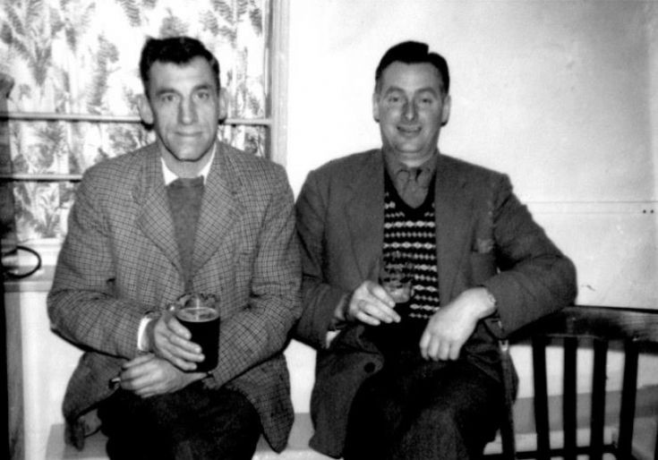 Jack Miles and Ken Gasson in the Royal Oak