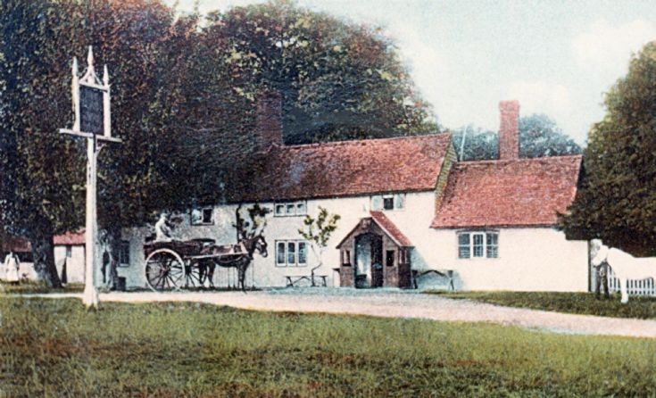 Horse and trap outside the Black Swan