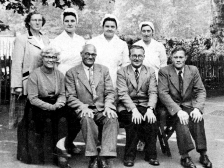 Staff of Handcross School in 1954