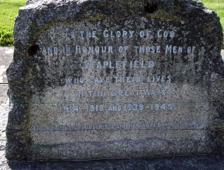 Staplefield war memorial