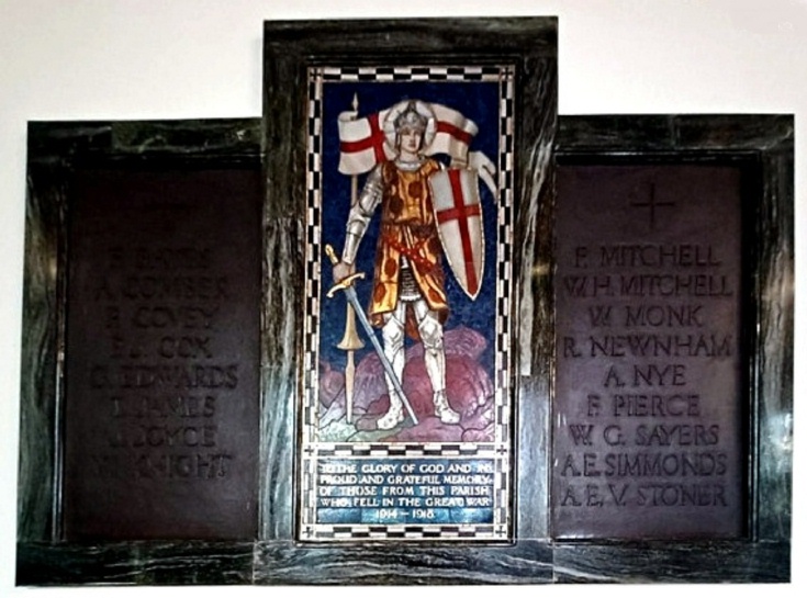 War memorial in St Marks, Staplefield