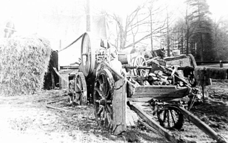 Threshing on the Tilgate Estate