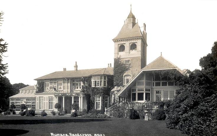 Nymans house from the lawns