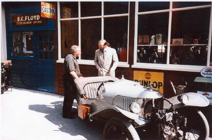 Charlie Jenner and his Morgan 3-wheeler