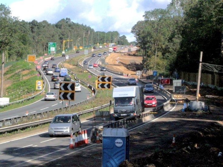 Handcross Hill Road Works