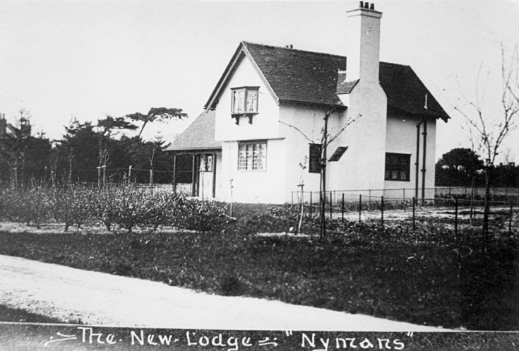 The new lodge at Nymans