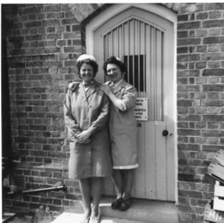 Mrs Bryant and Mrs Arnold at Handcross School