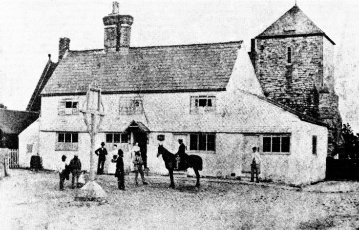 Policeman at Old White Horse, Slaugham