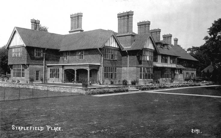 The lawns at Staplefield Place