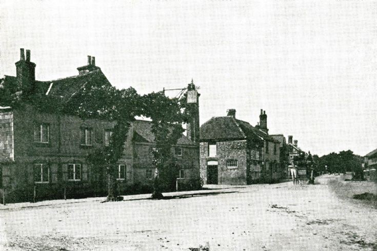 Stagecoach leaving the Red Lion, Handcross