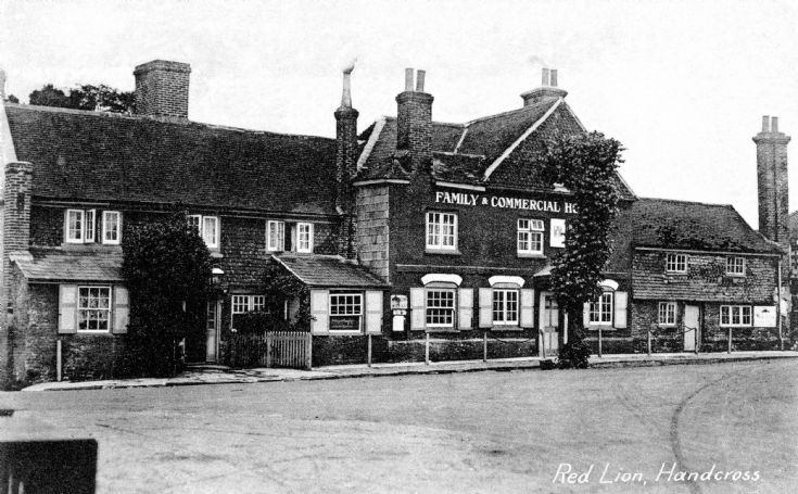 A lone tree outside the Red Lion