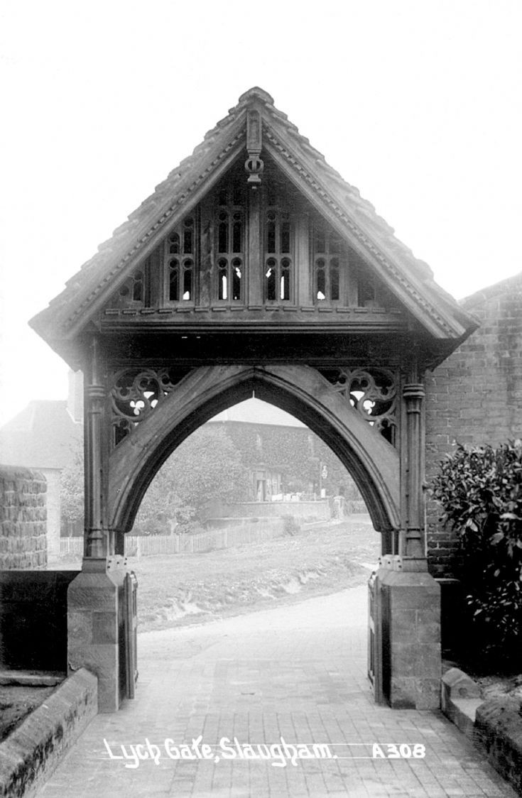 Lych gate at Slaugham church