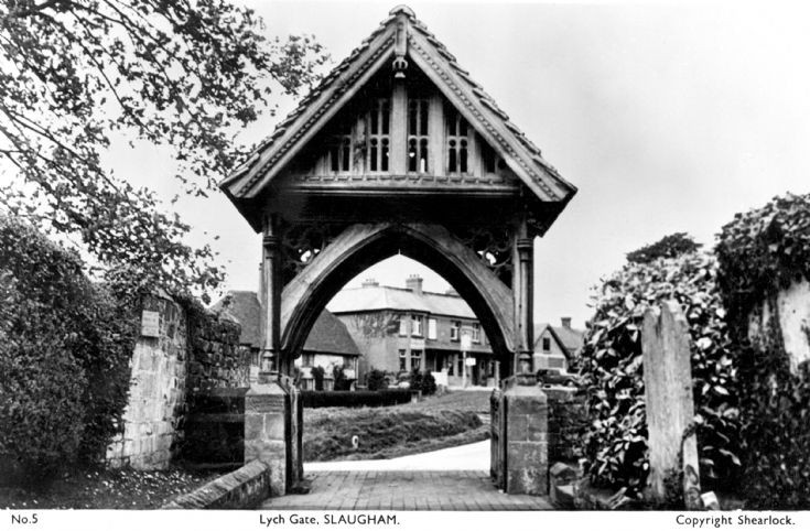 Lych gate at Slaugham church