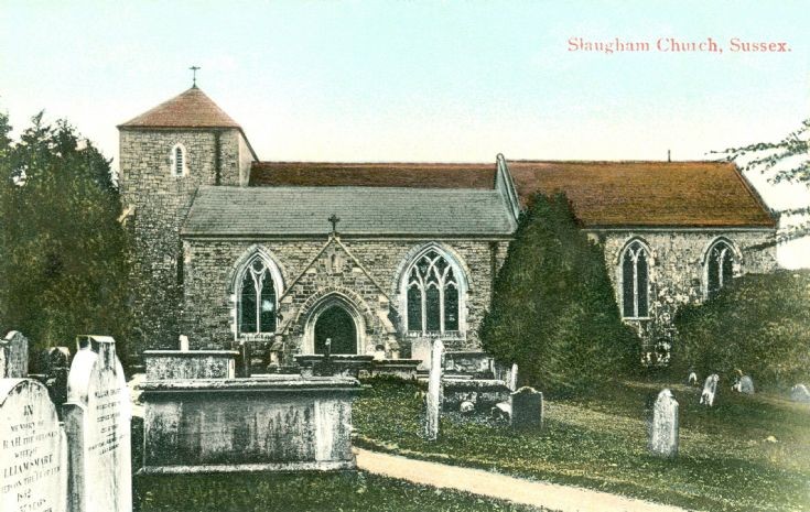 Slaugham church in Technicolor