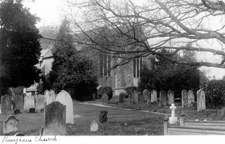East wall of Slaugham church
