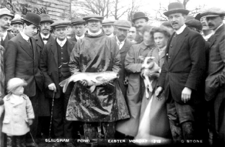 Fishing competition at Slaugham Mill Pond
