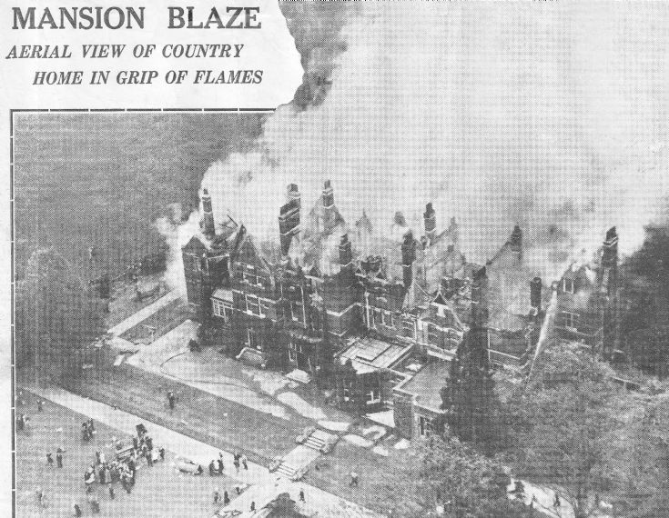Handcross Park ablaze