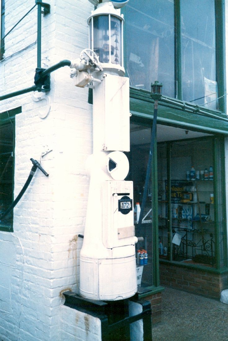 Old petrol pump at Handcross garage