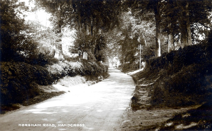 Horsham Road, Handcross north of Ashfold