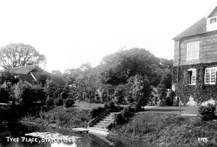 Tyes Place with lily pond, Staplefield