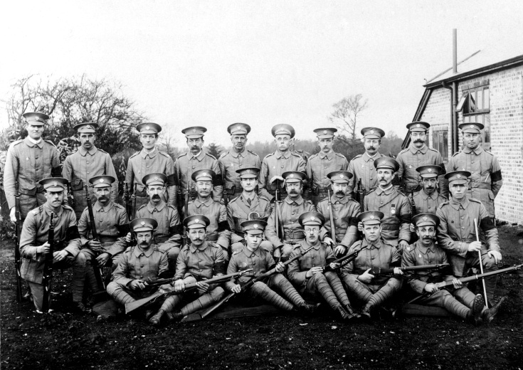 Handcross Volunteers (Home Guard) 1914