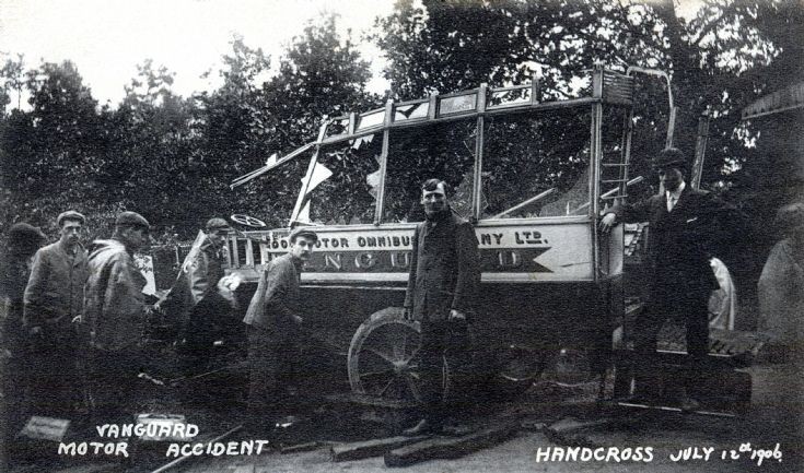 Vanguard accident - Men working