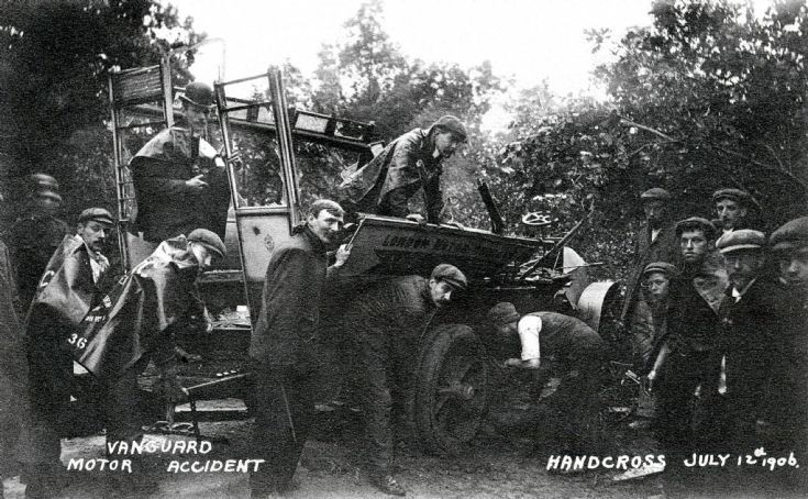 Vanguard accident - Rescue work