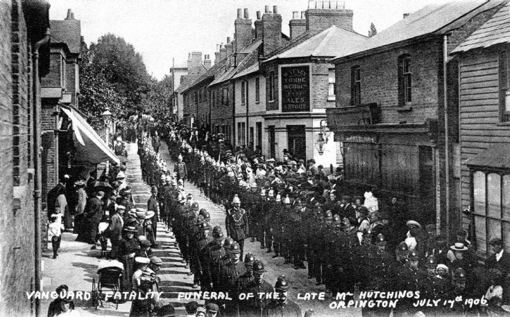 Vanguard accident - Funeral of Mr Hutchings