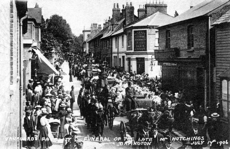 Vanguard accident - Funeral of Mr Hutchings