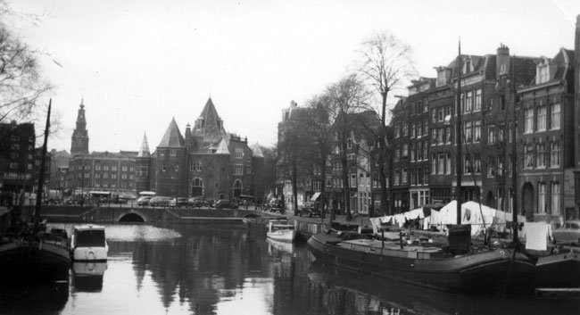 Amsterdam canals - a city view