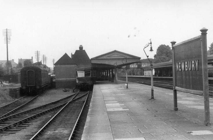 Newbury Railway Station 1950s