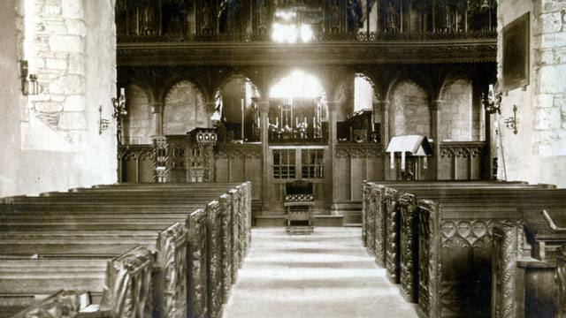 Crantock Church interior photo