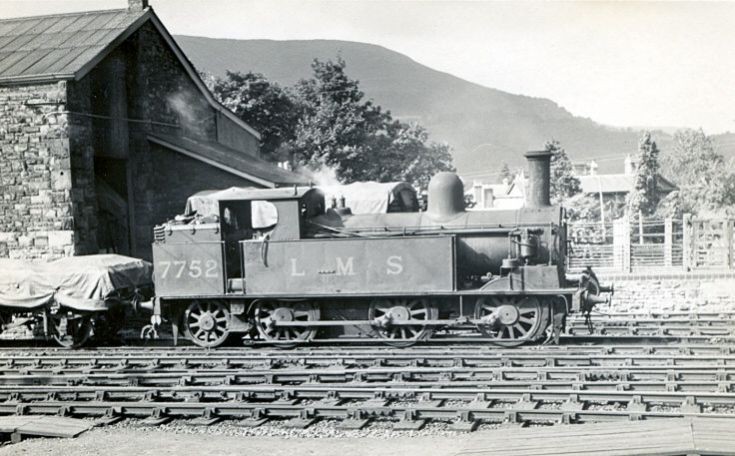 LMS loco at Abergavenny