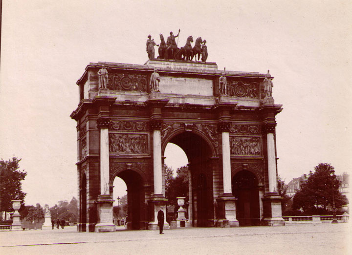 Arc de Triomphe from Place du Carrousel